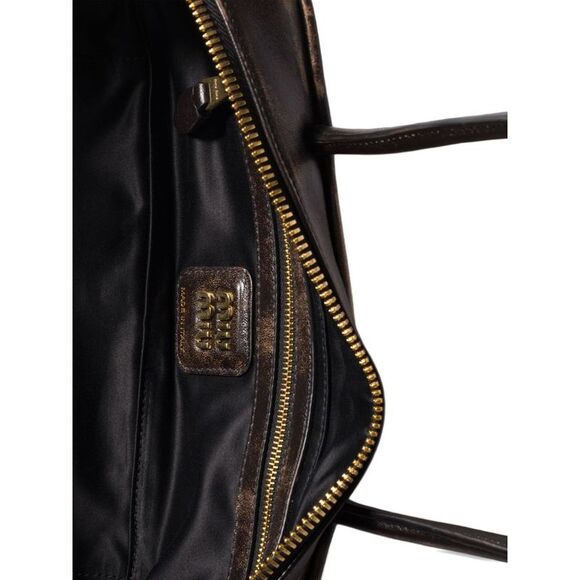 Miu Miu Women Beau Small Leather Handbag - Picture 2 of 5